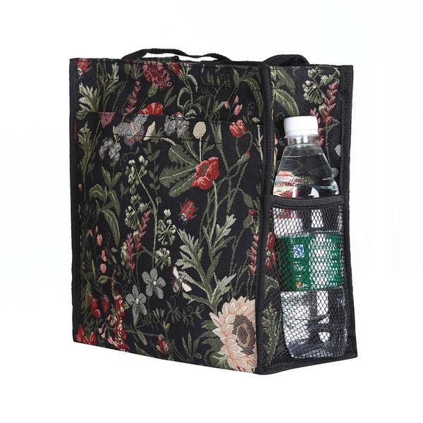 Signare Morning Garden Black - Shopper Bag