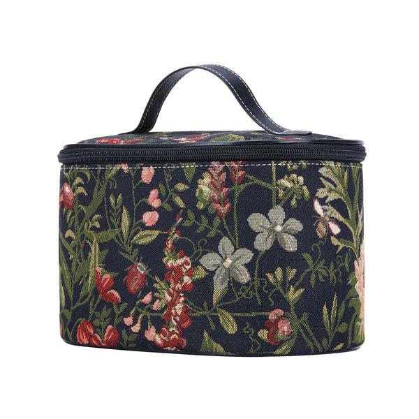 Signare Morning Garden Black - Toiletry Bag