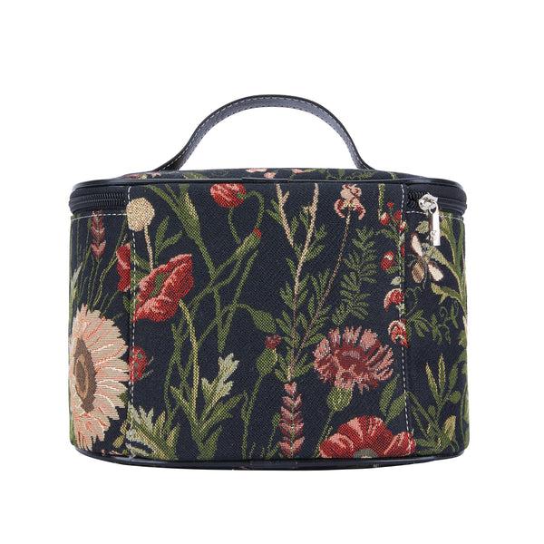 Signare Morning Garden Black - Toiletry Bag