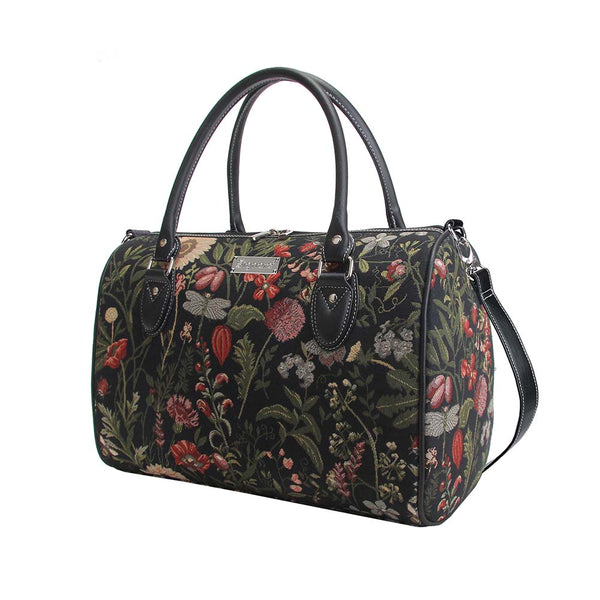 Signare Morning Garden Black - Travel Bag