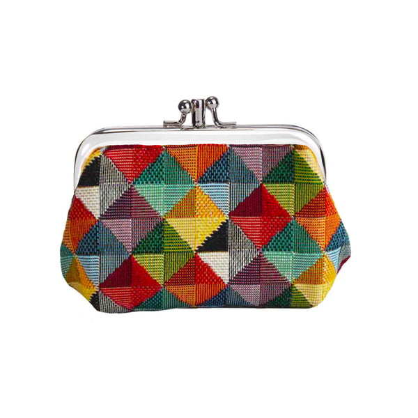 signare Multicoloured Triangle - Frame Purse