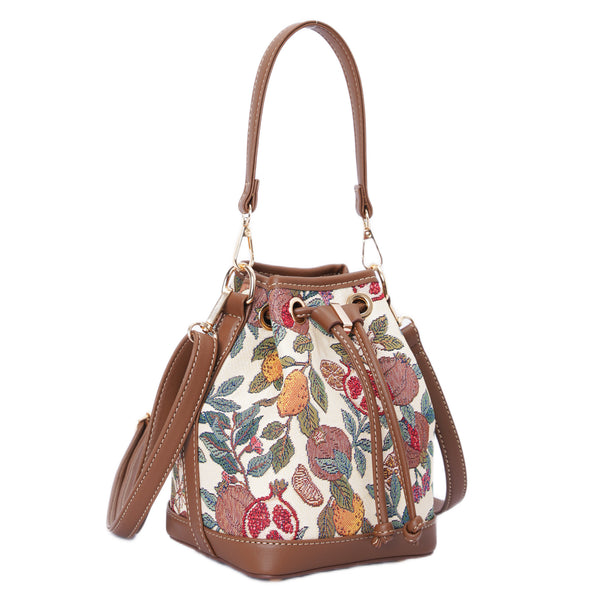 Signare Pomegranate & Lemon - Bucket Bag