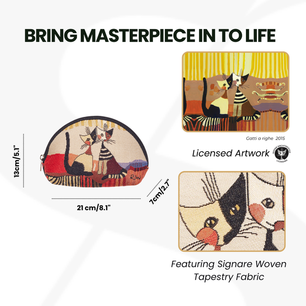 Signare Rosina Cat Cappia - Cosmetic Bag