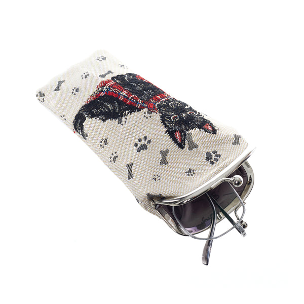 Signare Scottie Dog - Glasses Pouch