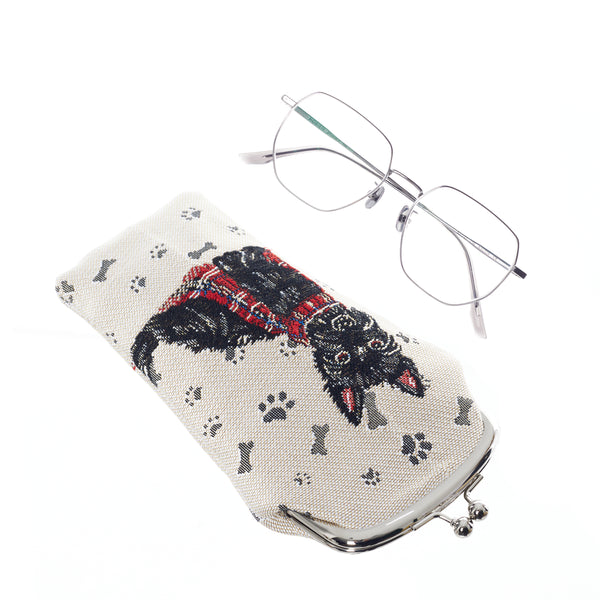 Signare Scottie Dog - Glasses Pouch