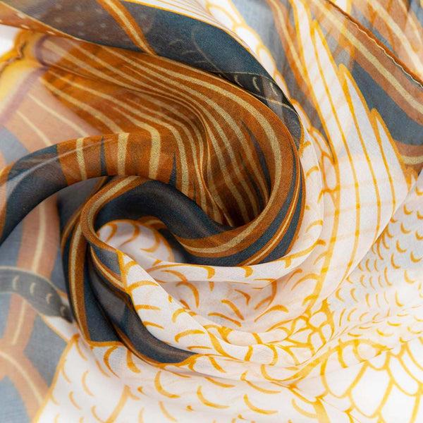 Signare Swan - 100% Pure Silk Scarf