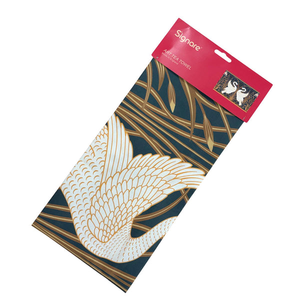 signare Swan - Art Tea Towel