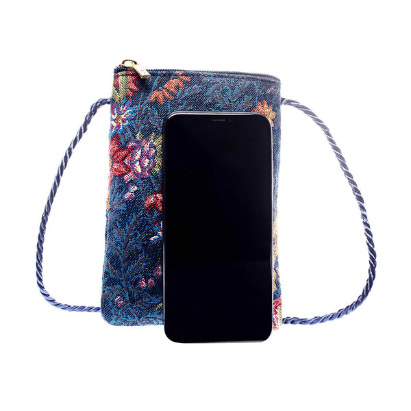 Signare V&A Licensed Flower Meadow Blue - Smart Bag