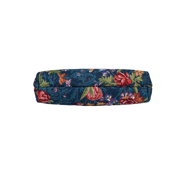Signare V&A Licensed Flower Meadow Blue - Wristlet