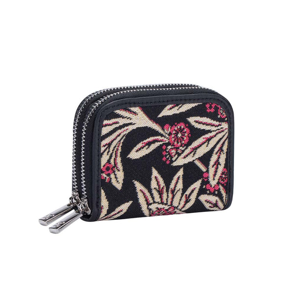 signare V&A Licensed Golden Fern - Double Zip Purse