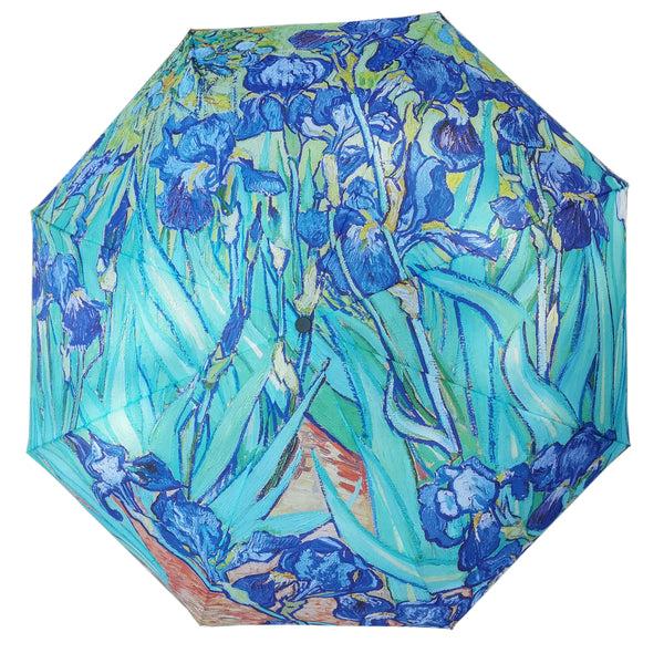 Signare Van Gogh Iris - Art Folding Umbrella