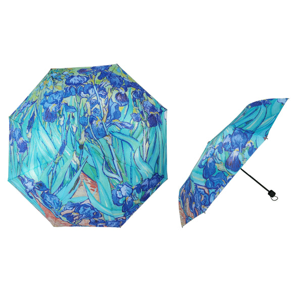 signare Van Gogh Iris - Art Folding Umbrella