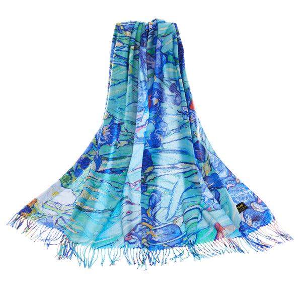 signare Van Gogh Iris - Art Pashmina
