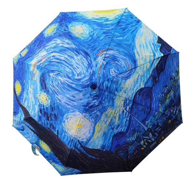 Signare Van Gogh Starry Night - Art Folding Umbrella