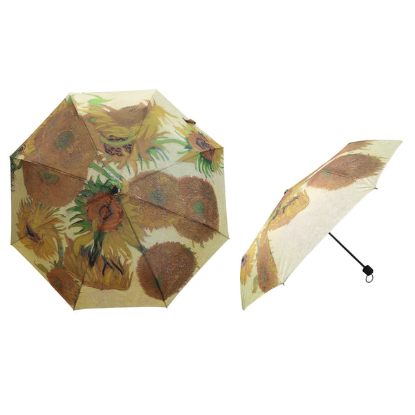signare Van Gogh Sunflower - Art Folding Umbrella