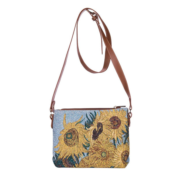 Signare Van Gogh Sunflower - Cross Body Bag