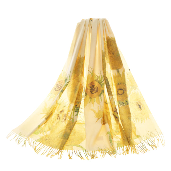 signare Van Gogh Sunflowers - Art Pashmina