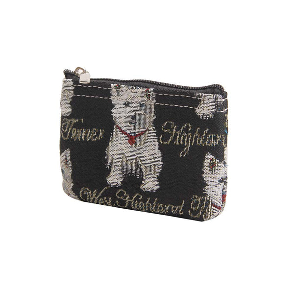 Signare Westie - Zip Coin Purse