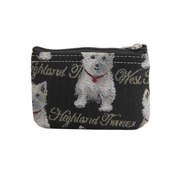 Signare Westie - Zip Coin Purse