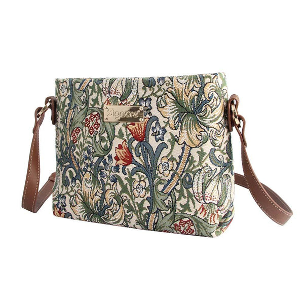 Signare William Morris Golden Lily - Cross Body Bag