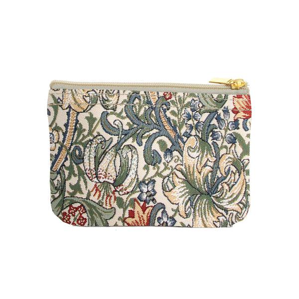 signare William Morris Golden Lily - Zip Coin Purse