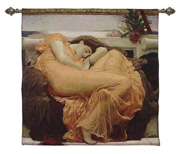 signare Sir Fredrick Leighton Flaming June - Wall Hanging 100cm x 100cm (120 rod)