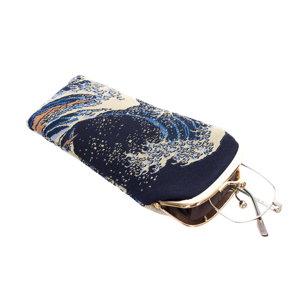 Signare The British Museum Great Wave Off Kanagawa - Glasses Pouch