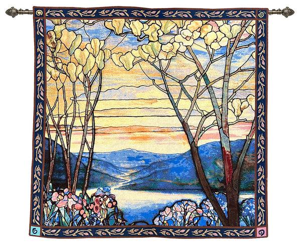 signare Tiffany Magnolia and Iris - Wall Hanging 140cm x 140cm (120 rod)