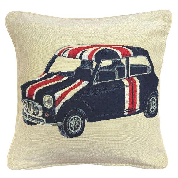 signare Union Jack Car - Panelled Cushion Cover 45cm*45cm
