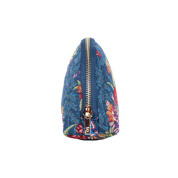 Signare V&A Licensed Flower Meadow Blue - Cosmetic Bag