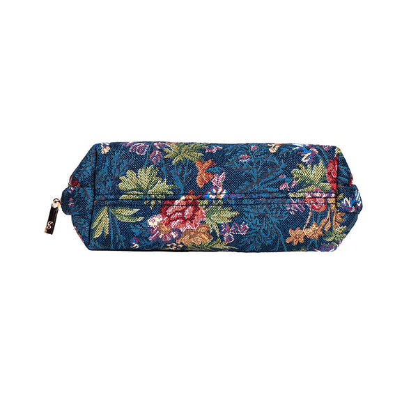 Signare V&A Licensed Flower Meadow Blue - Cosmetic Bag