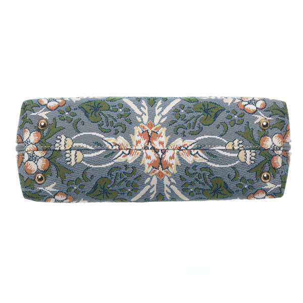 Signare V&A Licensed Strawberry Thief Grey - Convertible Bag