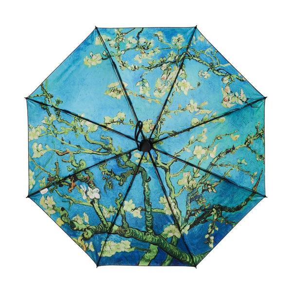 Signare Van Gogh Almond Blossom - Automatic Reverse Umbrella