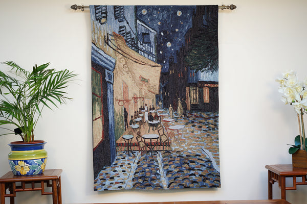 Signare Van Gogh Cafe Terrace - Wall Hanging 100cm X 138cm (70 Rod)