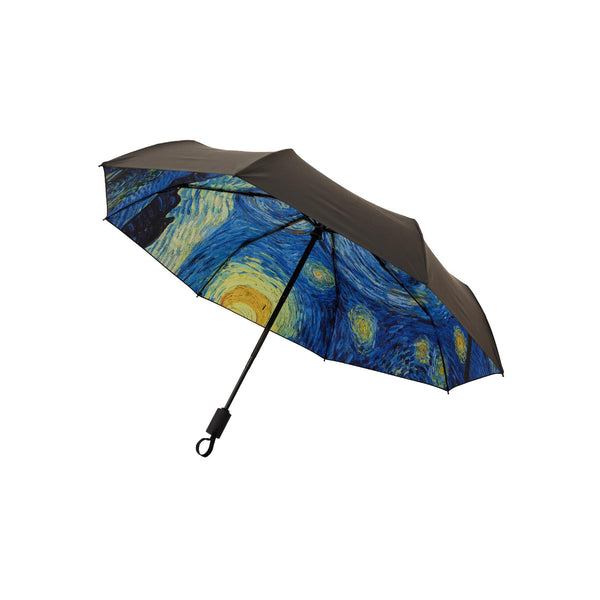 signare Van Gogh Starry Night - Automatic Reverse Umbrella