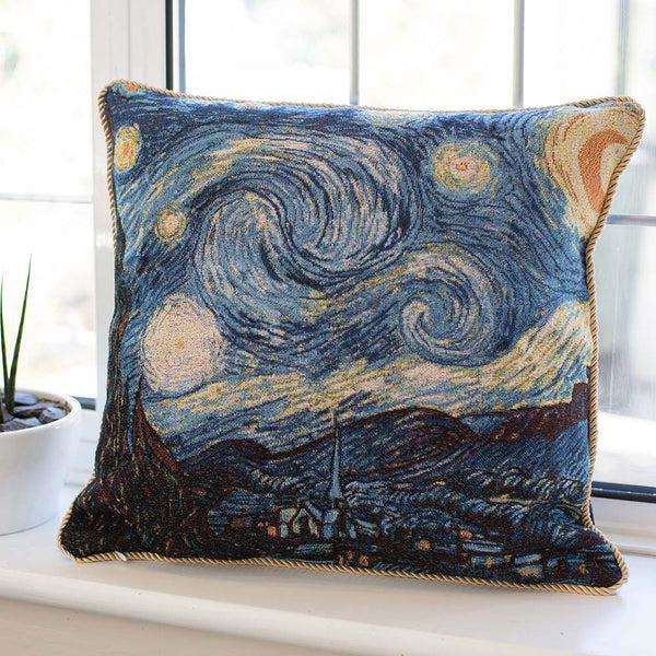 Signare Van Gogh Starry Night - Cushion Cover Art 45cm*45cm