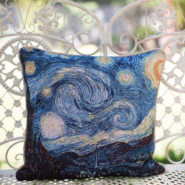 Signare Van Gogh Starry Night - Cushion Cover Art 45cm*45cm