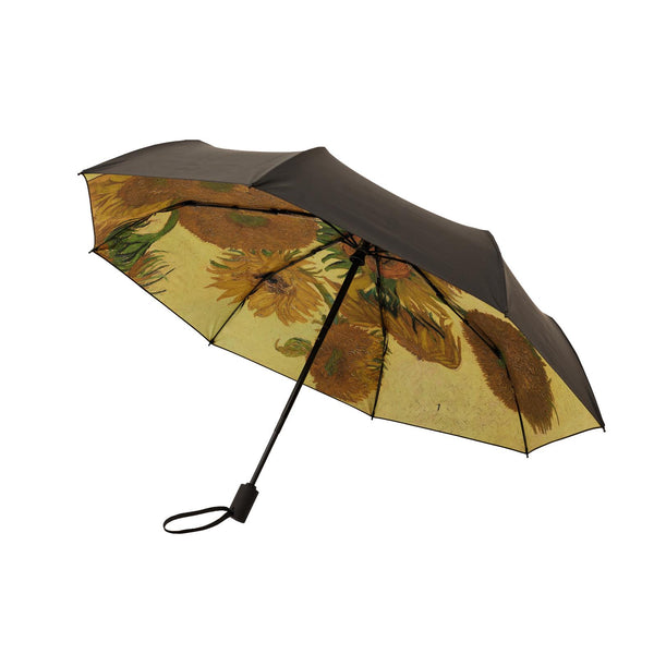 signare Van Gogh Sunflower - Automatic Reverse Umbrella