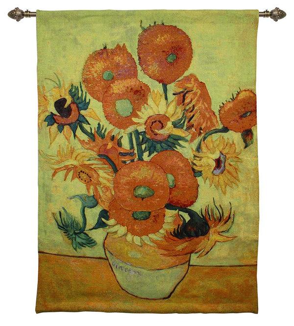 signare Van Gogh Sunflower - Wall Hanging 92cm x 141cm (70 rod)