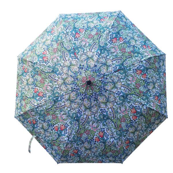 Signare William Morris Golden Lily - Art Folding Umbrella