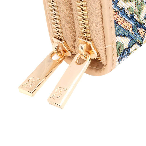 Signare William Morris Golden Lily - Double Zip Purse