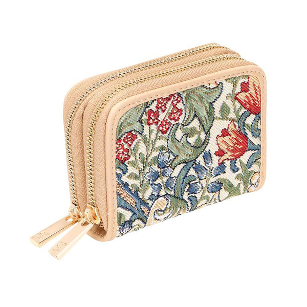 signare William Morris Golden Lily - Double Zip Purse