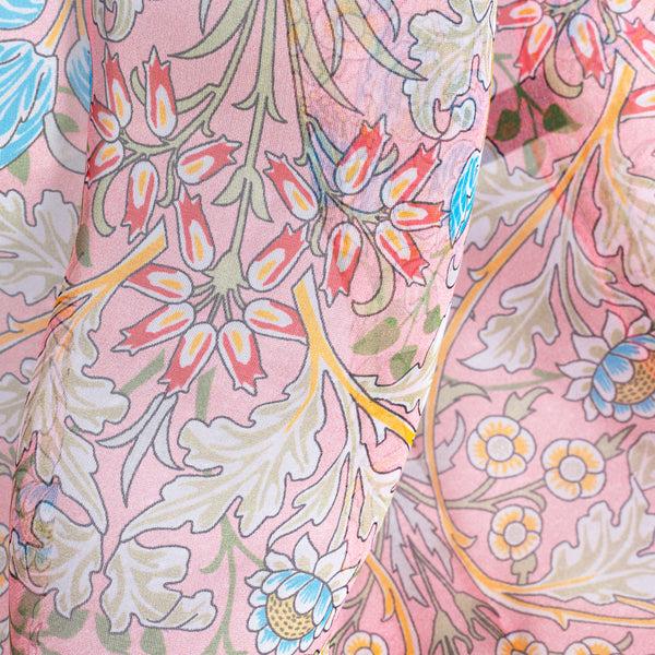 Signare William Morris Hyacinth - 100% Pure Silk Scarf
