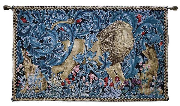 signare William Morris Lion and the Forest - Wall Hanging 139cm x 87cm (120 rod)