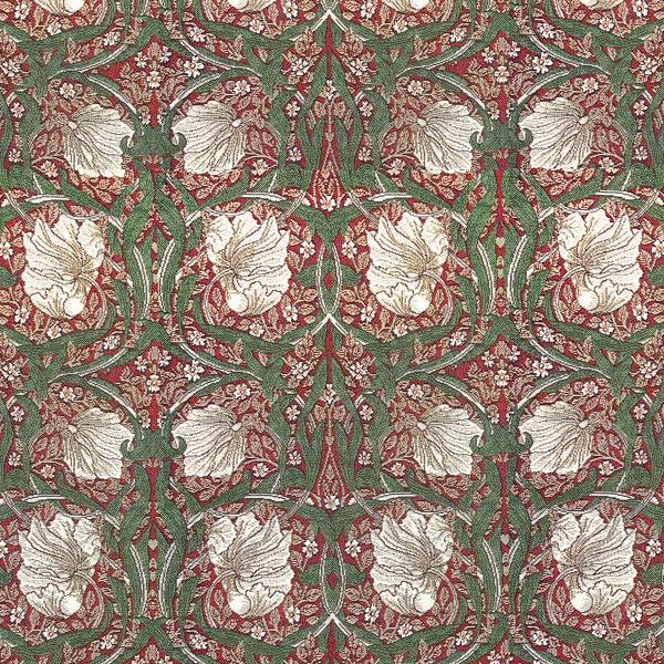 signare William Morris Pimpernel Red - Fabric for Upholstery