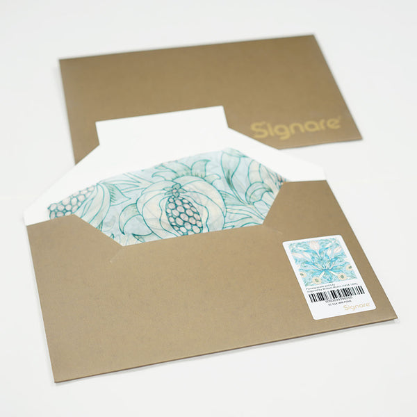 Signare William Morris Pomegranate & Lily - 100% Pure Silk Scarf