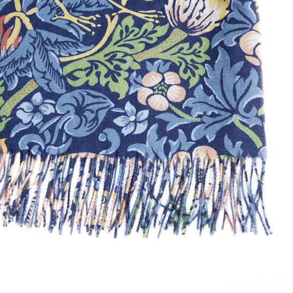 Signare William Morris Strawberry Thief Blue - Art Pashmina