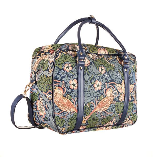 Signare William Morris Strawberry Thief Blue - Cabin Bag
