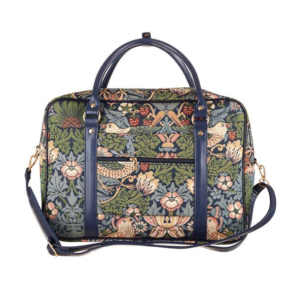Signare William Morris Strawberry Thief Blue - Cabin Bag