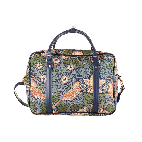 signare William Morris Strawberry Thief Blue - Cabin Bag